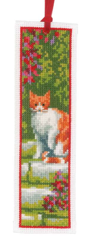 Vervaco-Kreuzstich-Lesezeichen-Katzen-PN-0183610