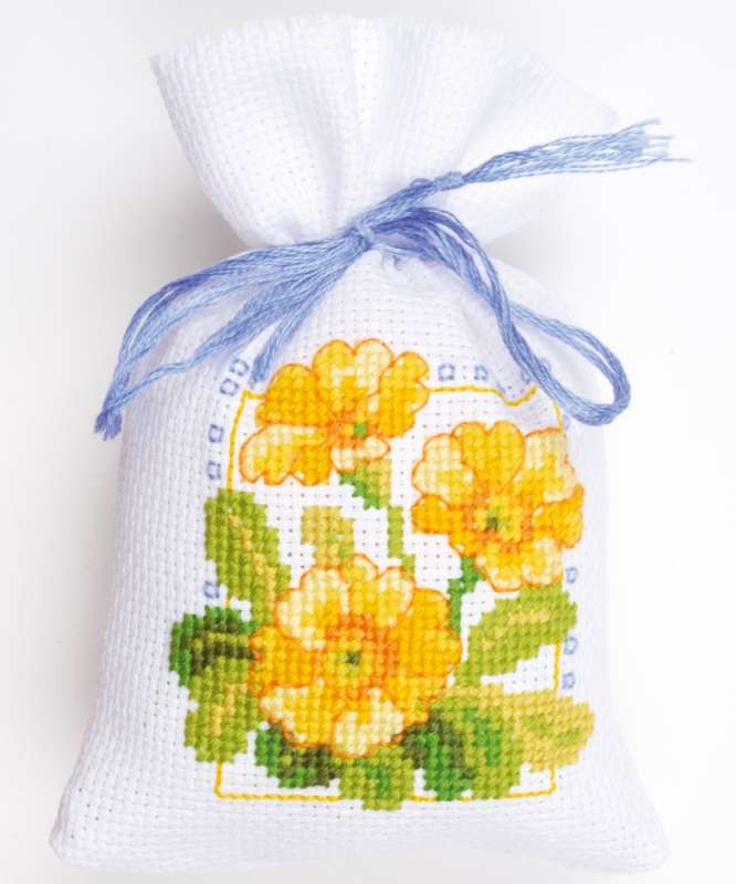 Vervaco,Kräutersäckchen,Kreuzstich,Blumen