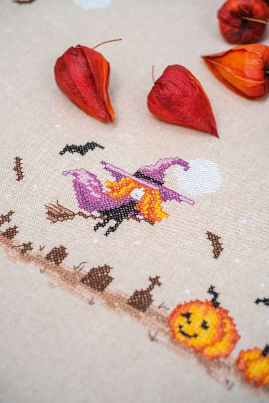 Vervaco Kreuzstich Tischdecke Halloween-PN-0226184