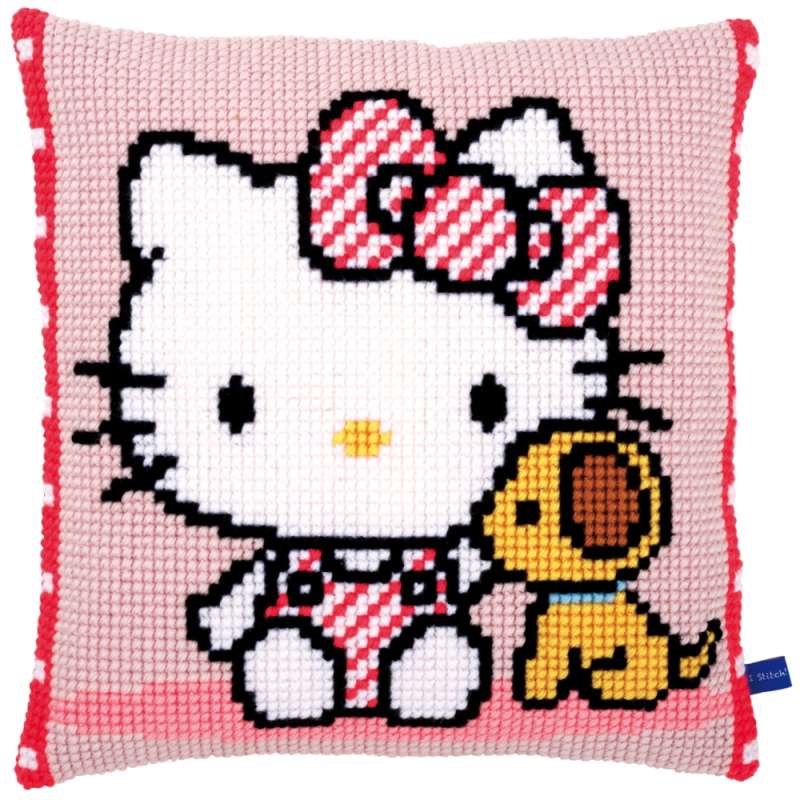 Vervaco-Kreuzstichkissen-Hello-Kitty-PN-0155877