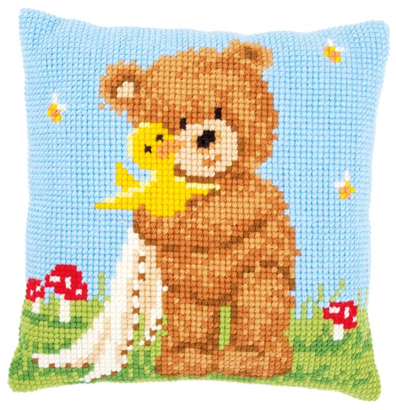 Vervaco Kreuzstichkissen Popcorn PN-0172574