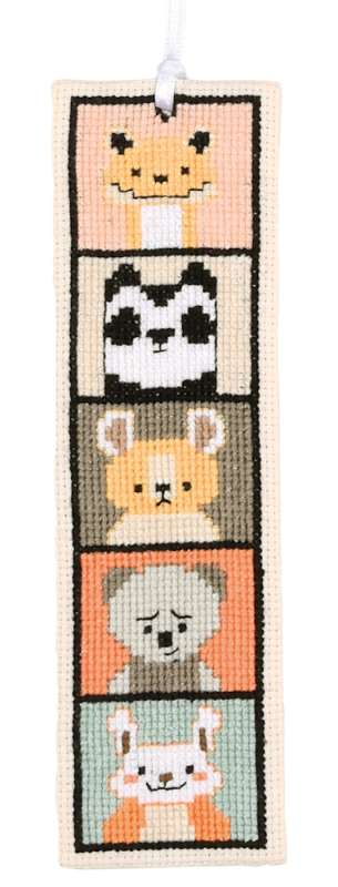Lesezeichen 4x15cm - 2-er Set - Tierchen