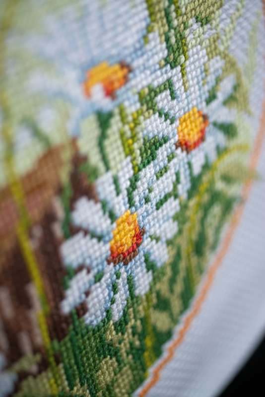 Vervaco-Kreuzstich-Stickdecke-Blumen-PN-0021791