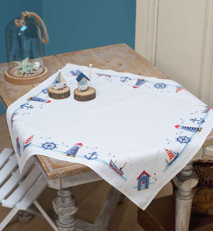 Vervaco-Kreuzstich-Tischdecke-Maritim-PN-0147141