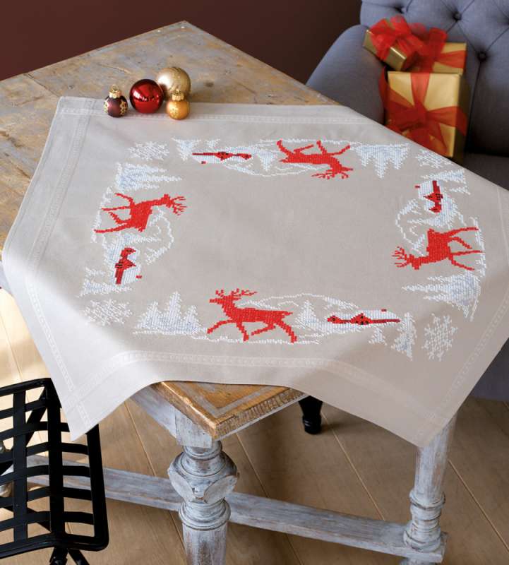 Vervaco-Kreuzstich-Tischdecke-Weihnachten-PN-0147532
