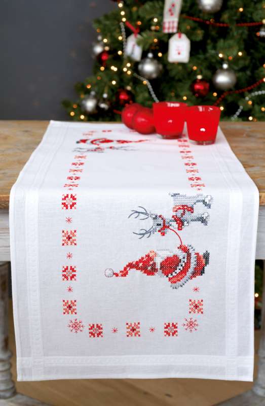 Vervaco-Kreuzstich-Tischdecke-Weihnachten-PN-0150617