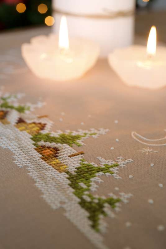 Vervaco-Kreuzstich-Tischdecke-Weihnachten-PN-0150980