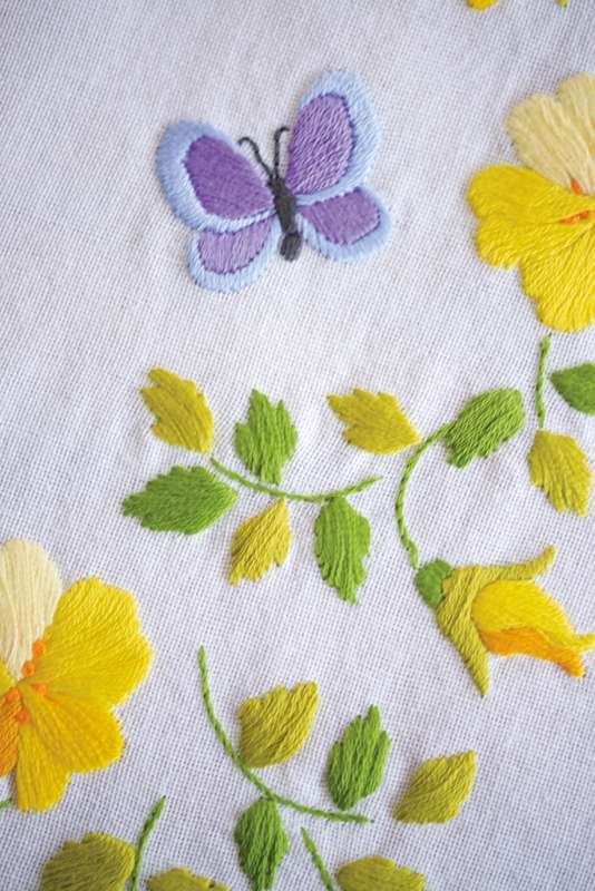 Vervaco-Kreuzstich-Tischdecke-Frühlingsblumen-PN-0163025