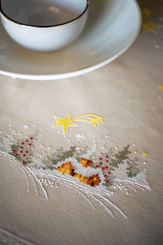 Vervaco-Kreuzstich-Stickdecke-Winter-PN-0179557