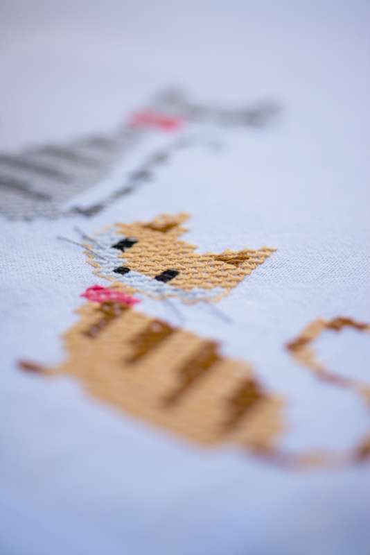 Vervaco-Kreuzstich-Stickdecke-Katze-PN-0195218