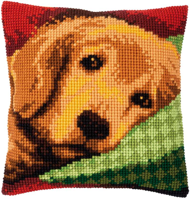Vervaco-Kreuzstichkissen-Hund-PN-0158268
