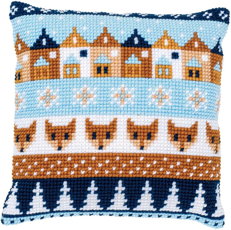 Vervaco-Kreuzstichkissen-Weihnachtskristalle-PN-0170316