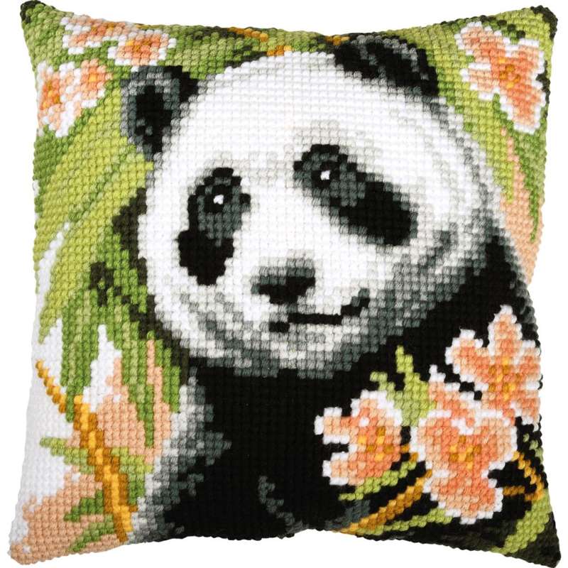 Vervaco-Kreuzstichkissen-Panda-PN-0228637