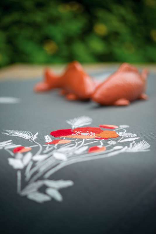 Vervaco-Kreuzstich-Stickdecke-Mohnblumen-PN-0170809
