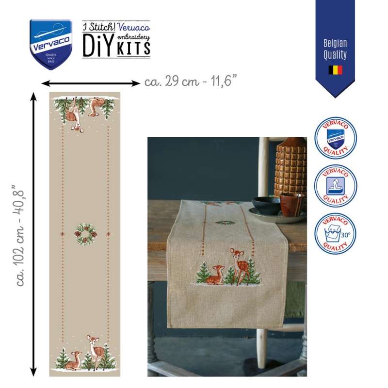Vervaco-Kreuzstich-Stickdecke-Hirsch-PN-0199084