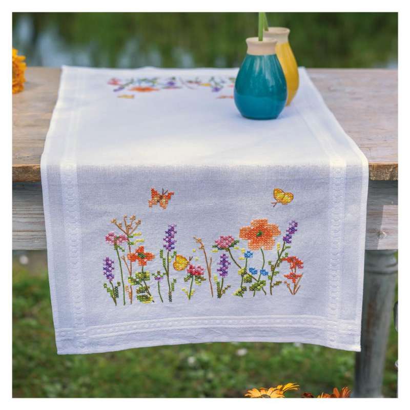Vervaco-Kreuzstich-Stickdecke-Lavendel-PN-0199508