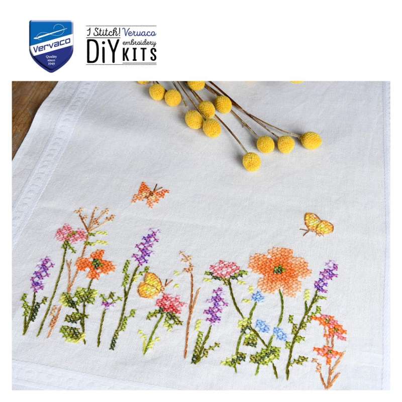 Vervaco-Kreuzstich-Stickdecke-Lavendel-PN-0199508