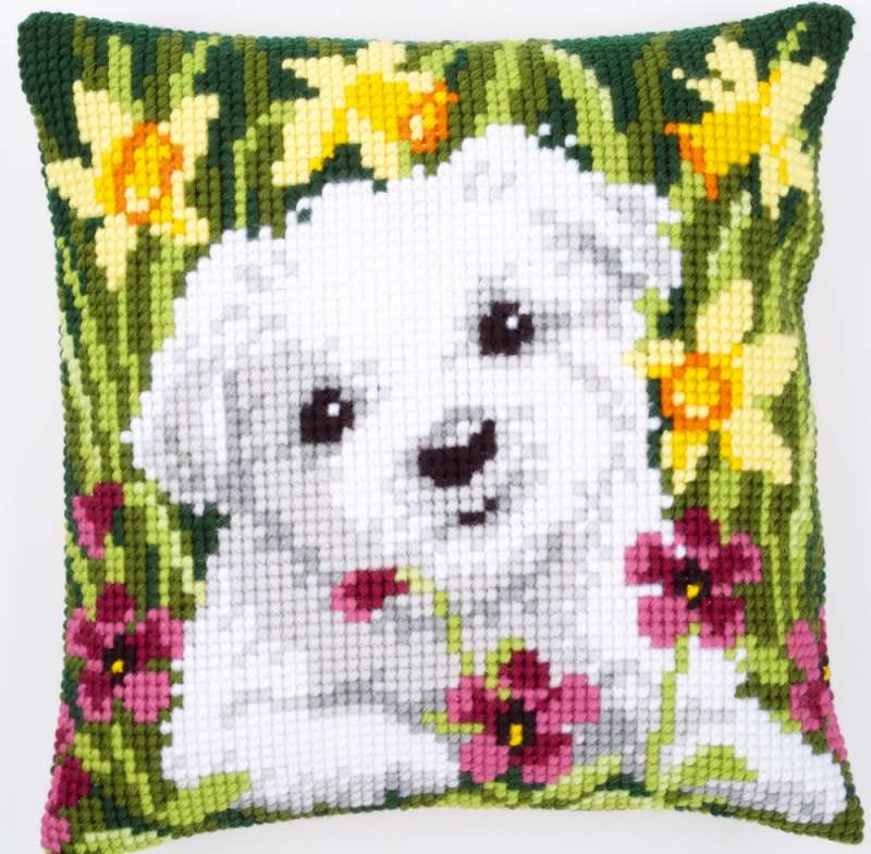 Vervaco-Kreuzstichkissen-Hund-PN-0147569