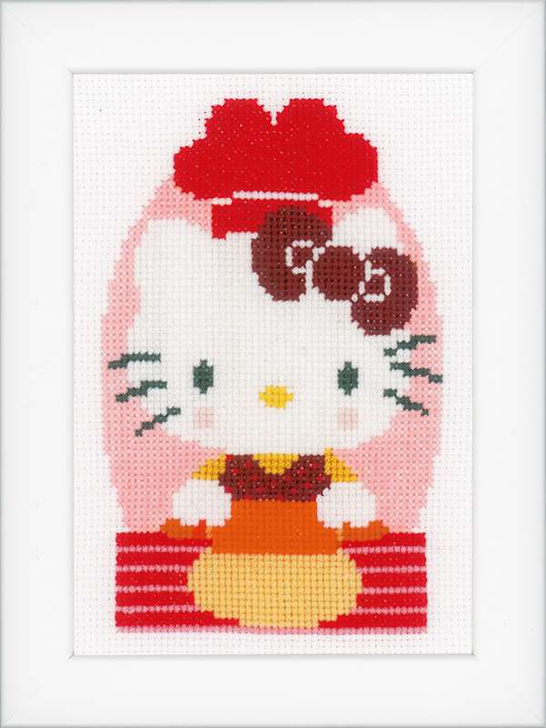 Vervaco-Kreuzstich-Stickpackung-Hello-Kitty-PN-0154976