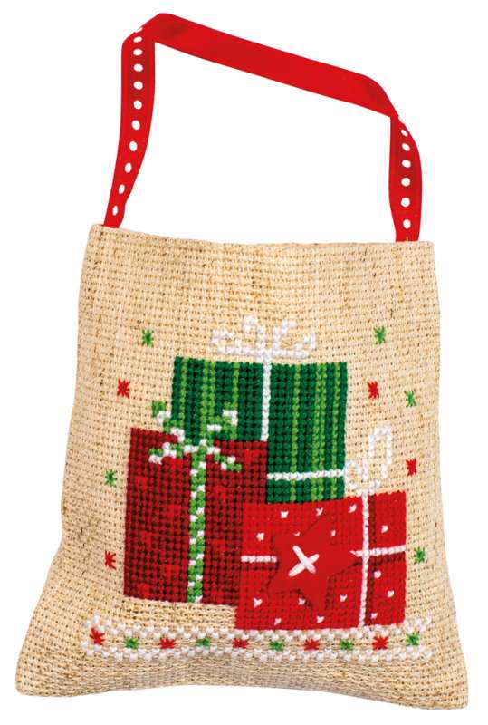 Säckchen 9x9cm - Weihnachtsmotive