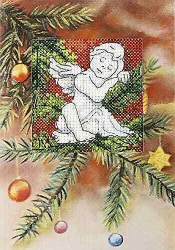 Winterkarte 10,5x15cm - Engel