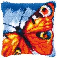 Vervaco-Knuepfkissen-Schmetterling-PN-0014174