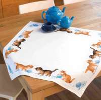 Vervaco-Kreuzstich-Tischdecke-Katzen-PN-0145097