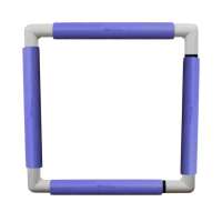 Nurge - Stickrahmen - 29x29cm - blau