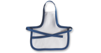 Lindnder's Flaschenschürze mit Paspel blau
