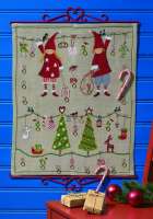 Permin Kreuzstich Weihnachten Adventskalender 34-2260
