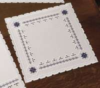 Hardanger Stickpackung Tischdecke