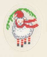 Weihnachtskarte 9x13cm - Weihnachtsschaf