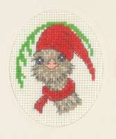 Weihnachtskarte 9x13cm - Weihnachtsstrauss