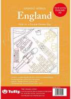 Sashiko-Stickpackung 34x34cm - England