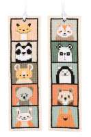 Lesezeichen 4x15cm - 2-er Set - Tierchen