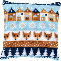 Vervaco-Kreuzstichkissen-Weihnachtskristalle-PN-0170316