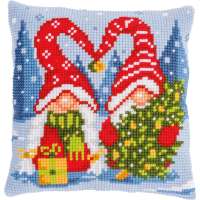 Vervaco-Kreuzstichkissen-Weihnachtsgnom-PN-0201600
