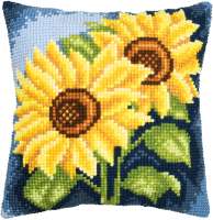 Vervaco-Kreuzstichkissen-Sonnenblumen-PN-0216203