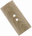 Holzknopf 40x20mm - rechteckig